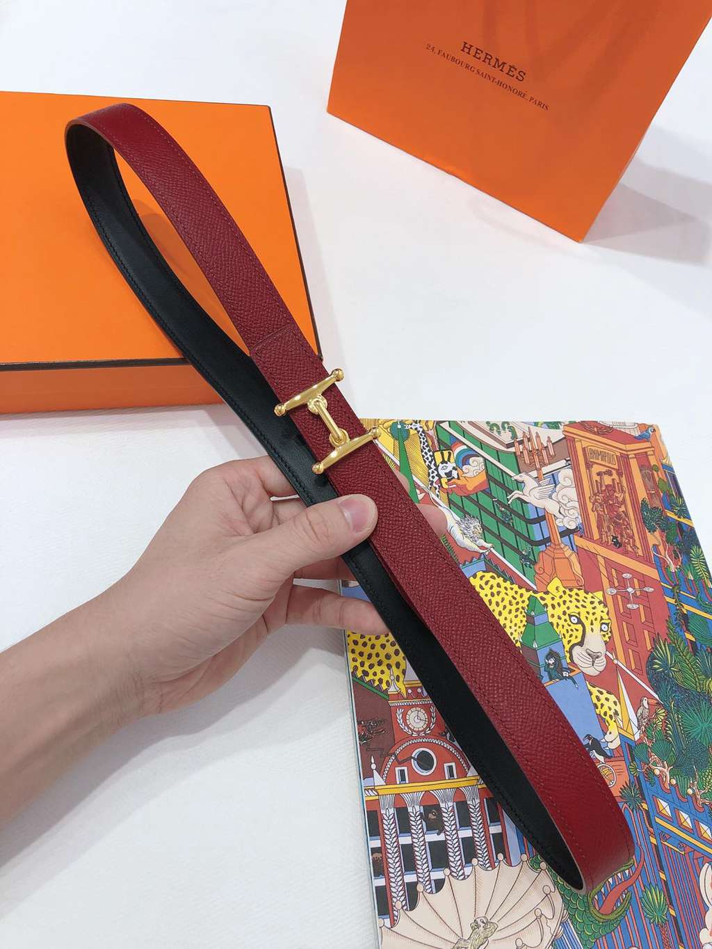 H**mes belts 24mm